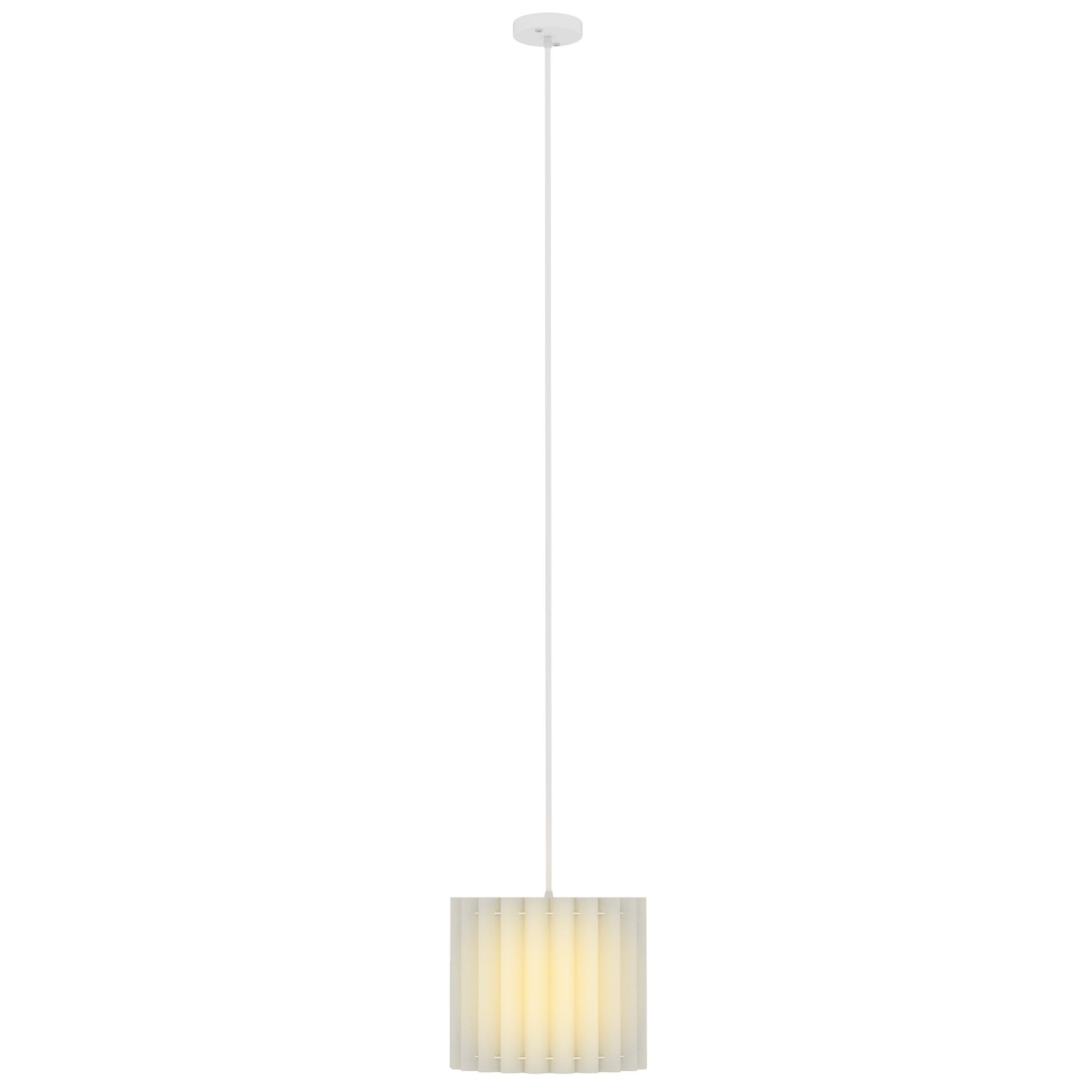 Linen Pendant Light, E27 Lampshade For Living Room, Bedroom | One Size | White