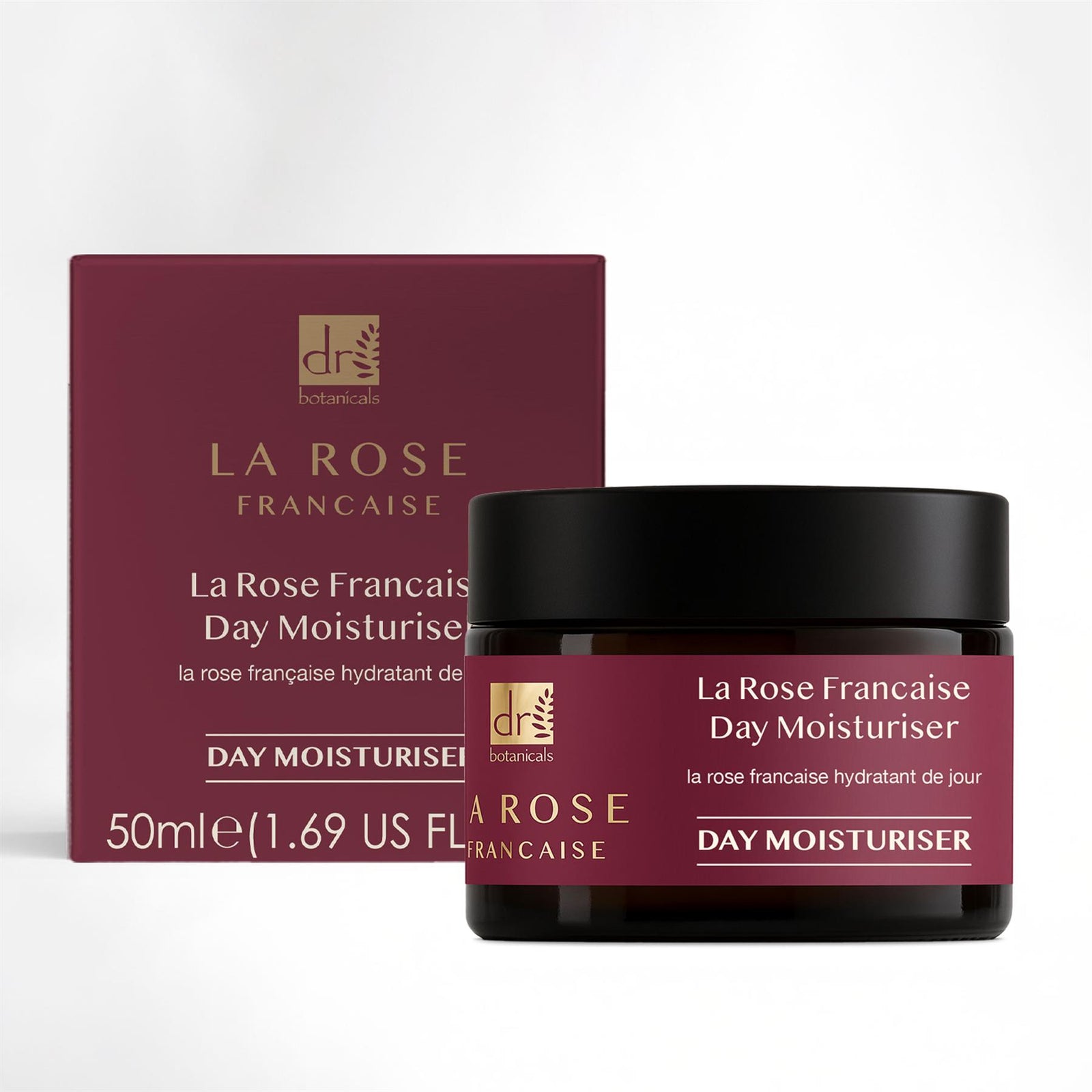 La Rose Francaise Anti-ageing Day Moisturiser 50ml For Hydration And Brightening