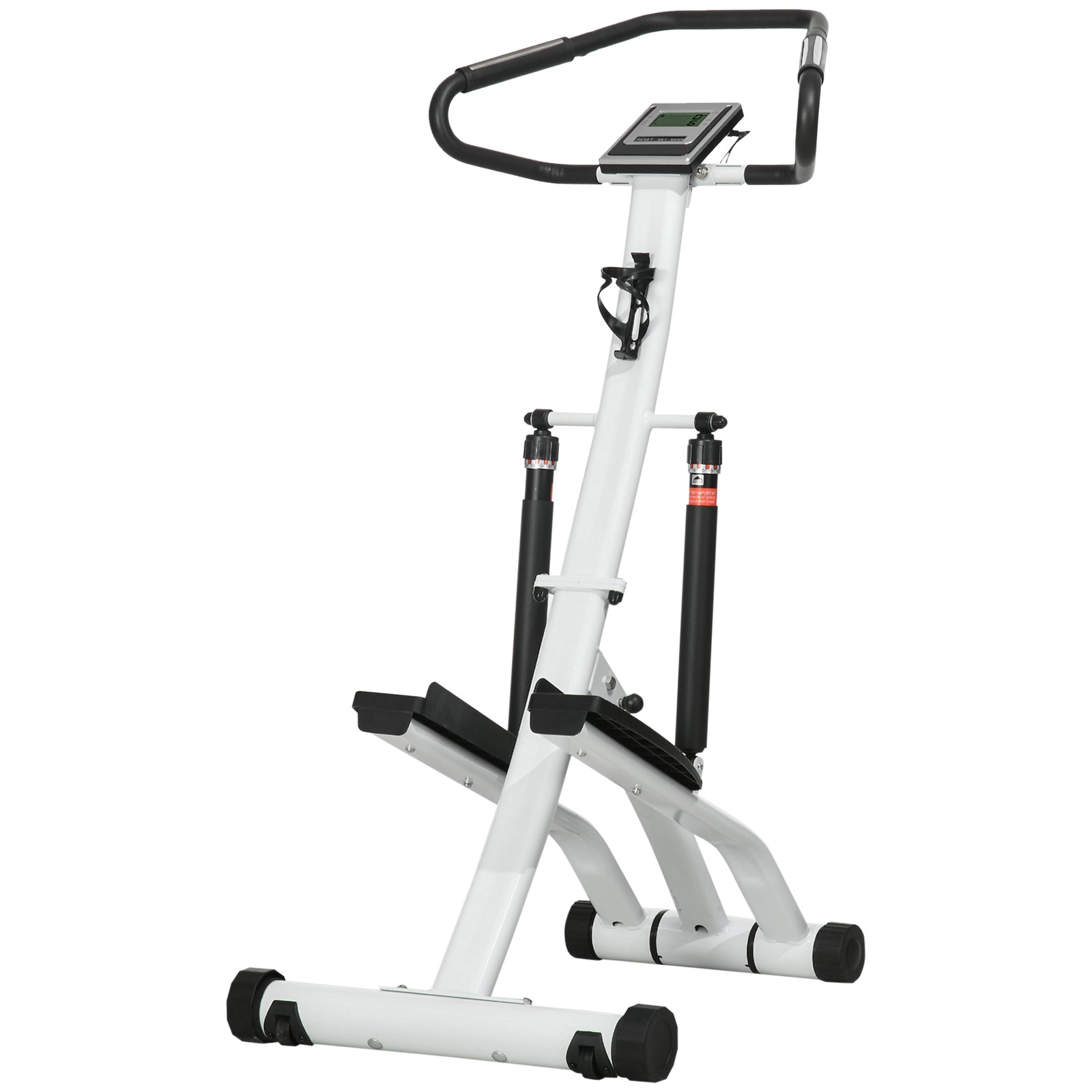 Stepper Machine With 12-level Hydraulic Resistance, Lcd Monitor