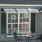 Front Door Canopy, for Window, Porch, Clear | 3 | White