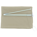 Garden Parasol Cover For 2-4m Outdoor Umbrella Uv Protector | Khaki