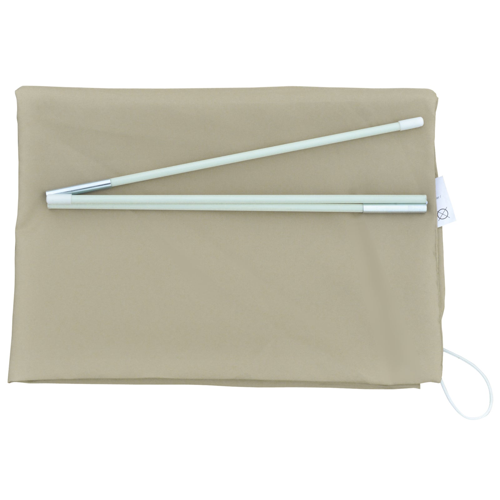 Garden Parasol Cover For 2-4m Outdoor Umbrella Uv Protector | Khaki