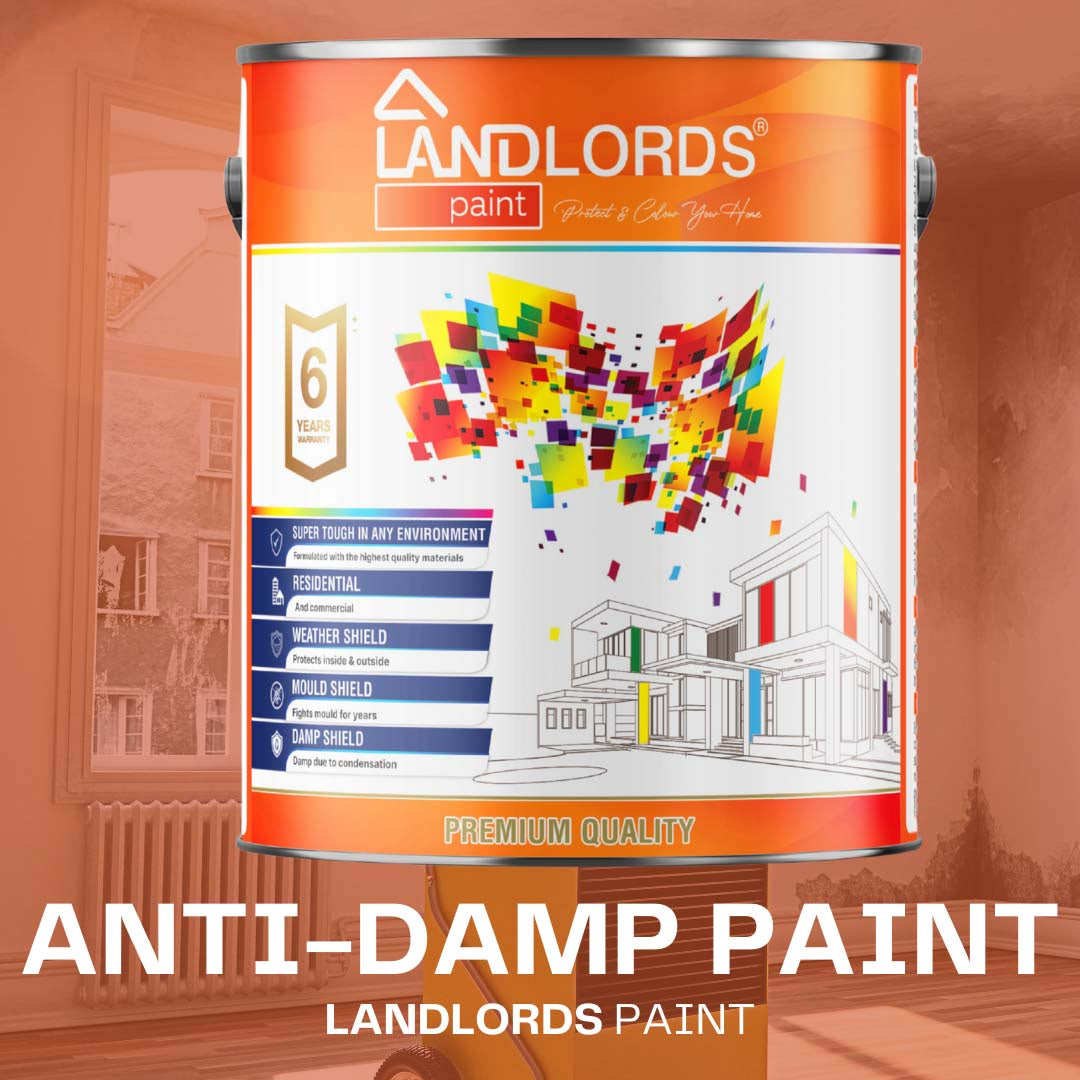 Anti-damp Paint - Damp Proof Protection For Interior Walls & Ceilings | 2.5l | Creamy White