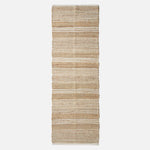 Arlyn Natural Striped Handwoven Jute Rug | 200cm | Natural