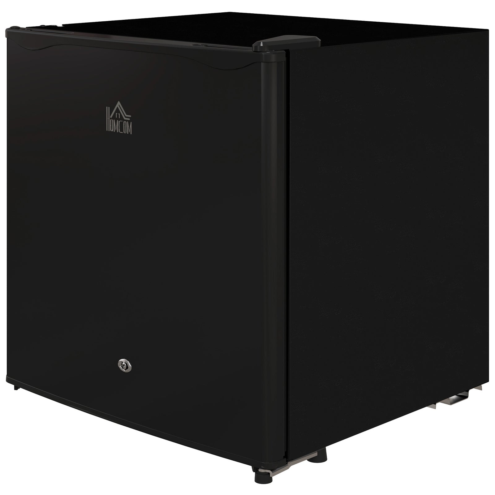 46l Counter Top Fridge Mini Fridge With Lock Chiller Box | One Size | Black