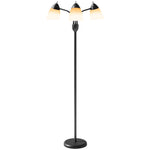 HOMCOM Arc Tree Floor Lamp With 3000k/4500k/6500k Colour Temperatures Black