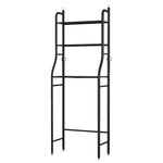3 Tiers Metal Bathroom Organizer Over Toilet Rack Storage Shelves | Black