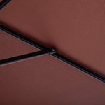 2.6m Patio Umbrella With Tilt Crank | Coffee
