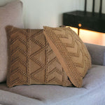 Alda Cushion Set | Set-of-2 | Coffee