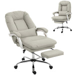Reclining Office Chair, Desk Chair With Lumbar Support | Khaki