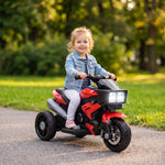 Kids Electric Motorcycle Ride-on Toy W/ High-traction Wheels | Red