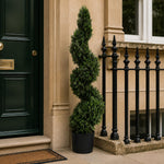 Sprial Cedar Tree Artificial Topiary  120cm Botanik