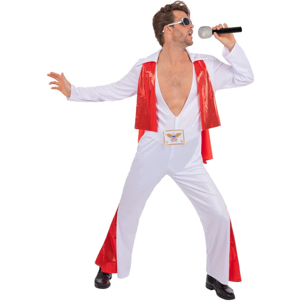 Elvis White Jumpsuit | XL