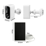 Spector 2k Wireless Security Camera Solar Powered Wifi Ai Detection Outdoor Pir