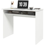 Writing Computer Desk Workstation Pb Home Office Table | Antique White