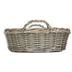 Large Round Antique Wash Serving Tray