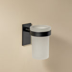 Wall-mounted Toothbrush Holder, Self-adhesive, Black, Stick Collection