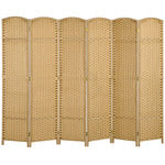 6 Panel Folding Room Divider, Privacy Screen, 240 X 170cm