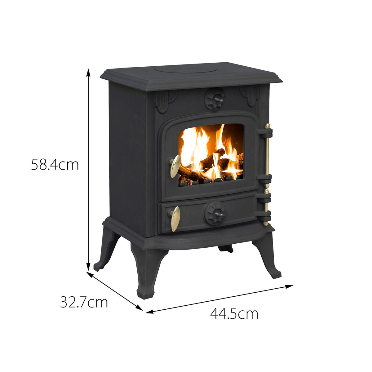 Cast Iron Multifuel Stove | 5kw | Cast Iron