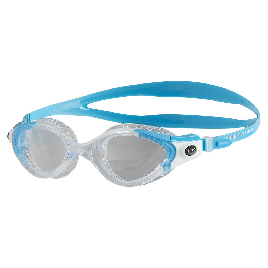 Womens/ladies Futura Biofuse Flexiseal Swimming Goggles | One Size | Blue