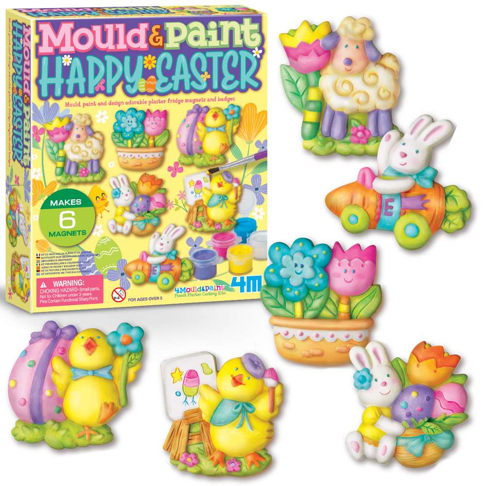 4M Mould & Paint Happy Easter