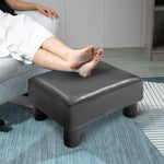 Ottoman Footrest Seat Chair Footstool Small Pu Leather