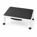 Folding Step Stool Premium, Heavy-duty Steel Home Diy Step Stool 150kg Capacity | White