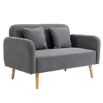 2 Seat Loveseat Sofa Chenille Fabric Upholstered Couch