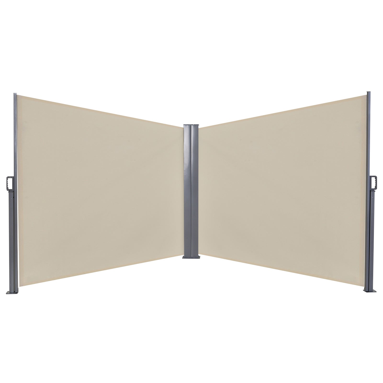 Double Canopy Pull-out Side Awning | Beige