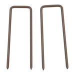 Expanding Trellis Fence Aluminum Movable, Brown