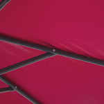 3m Garden Banana Parasol W/ Crank Handle | Red