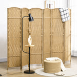 6 Panel Folding Room Divider, Privacy Screen, 240 X 170cm