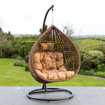Henley Swing Egg Pod Chair | Brown