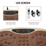 Vibration Plate Fitness Body Shaper With Music | Brown