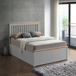 Malmo Wooden Ottoman Bed | Double | Grey