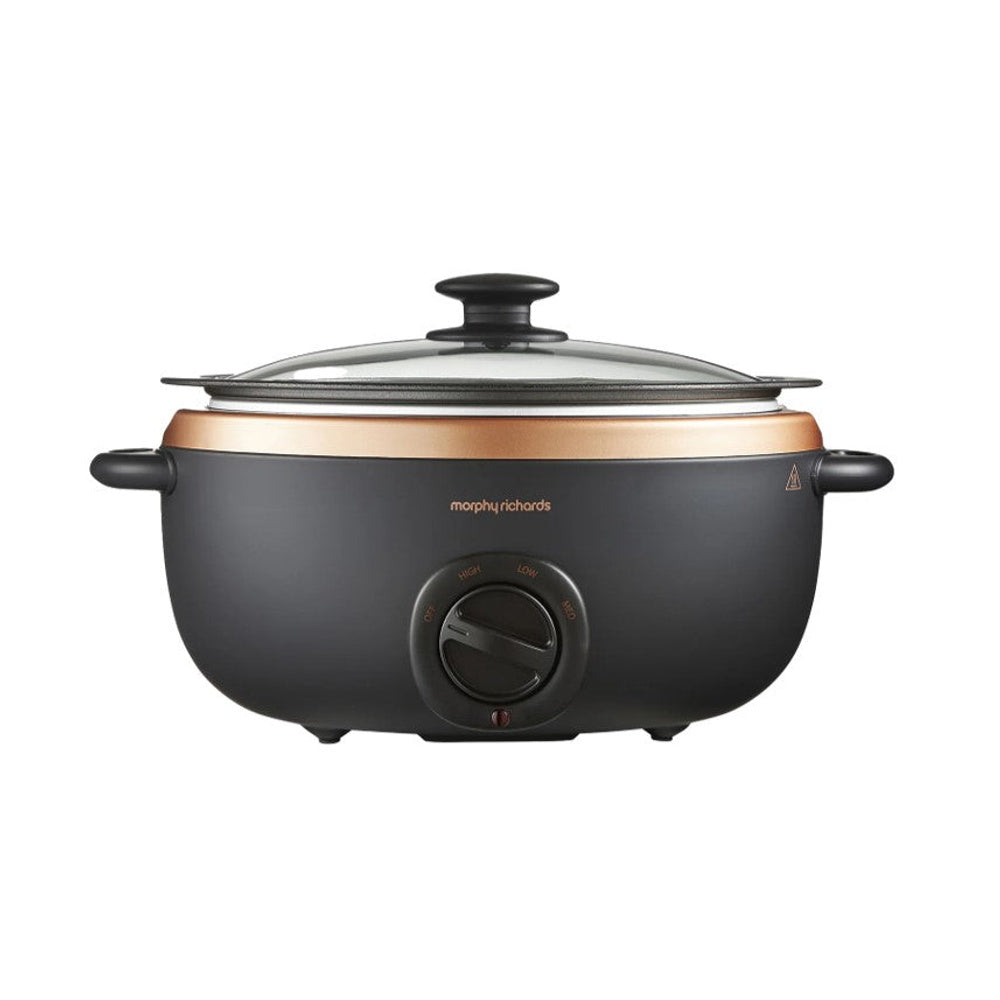 Sear & Stew Slowcooker 6.5l, Dishwasher Safe | Black