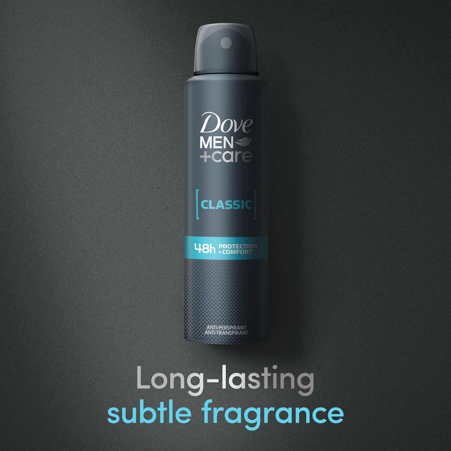 Men+care Classic Antiperspirant With 48h Sweat Protection Deo 150ml, 3 Pack | Set-of-3
