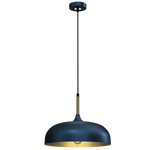 Pendant Lamp Lincoln 1xe27 35cm | 35cm | Navy Blue