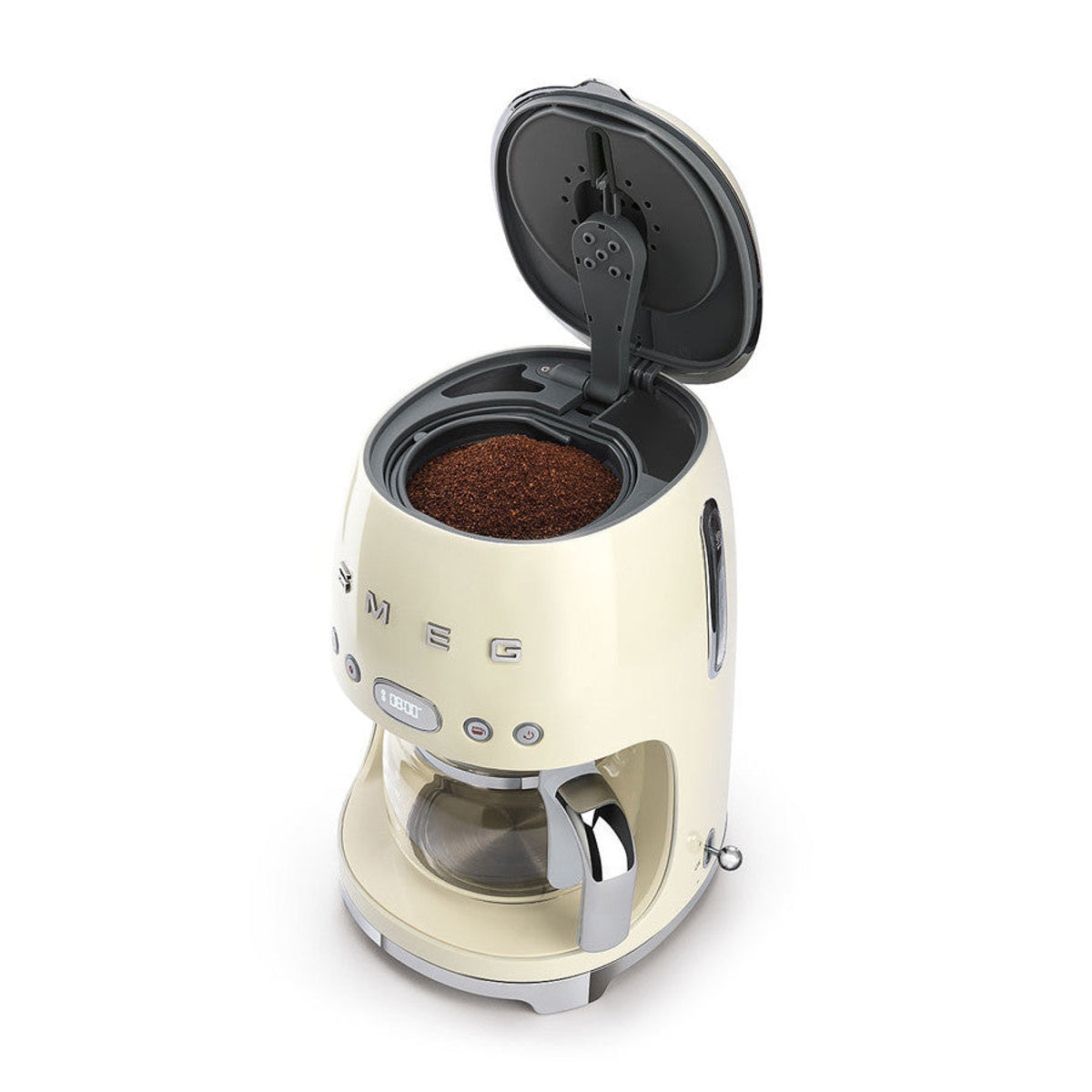 Dcf02 Drip Filter Coffee Machine With Spare Glass Carafe | Cream