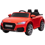 12v Battery Licensed Audi Tt Rs Ride-on Car W/ Remote, Headlight | Red