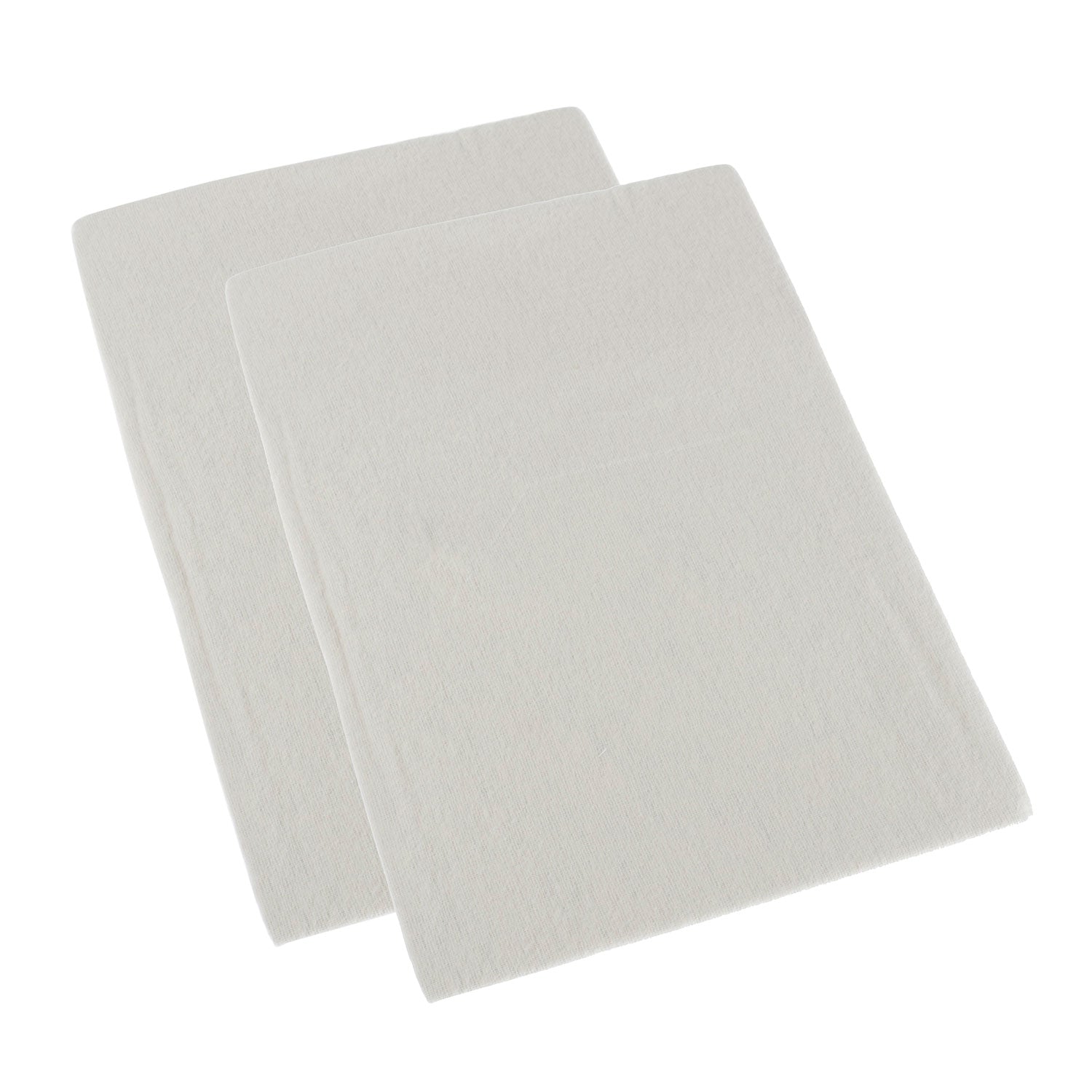 Brushed Cotton Cot Flat Sheet 100% Cotton, 100 X 150 Cm | Pair | Cream