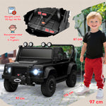 Kids Ride On Car, 12v Battery-powered Electric Car W/ Remote | Black