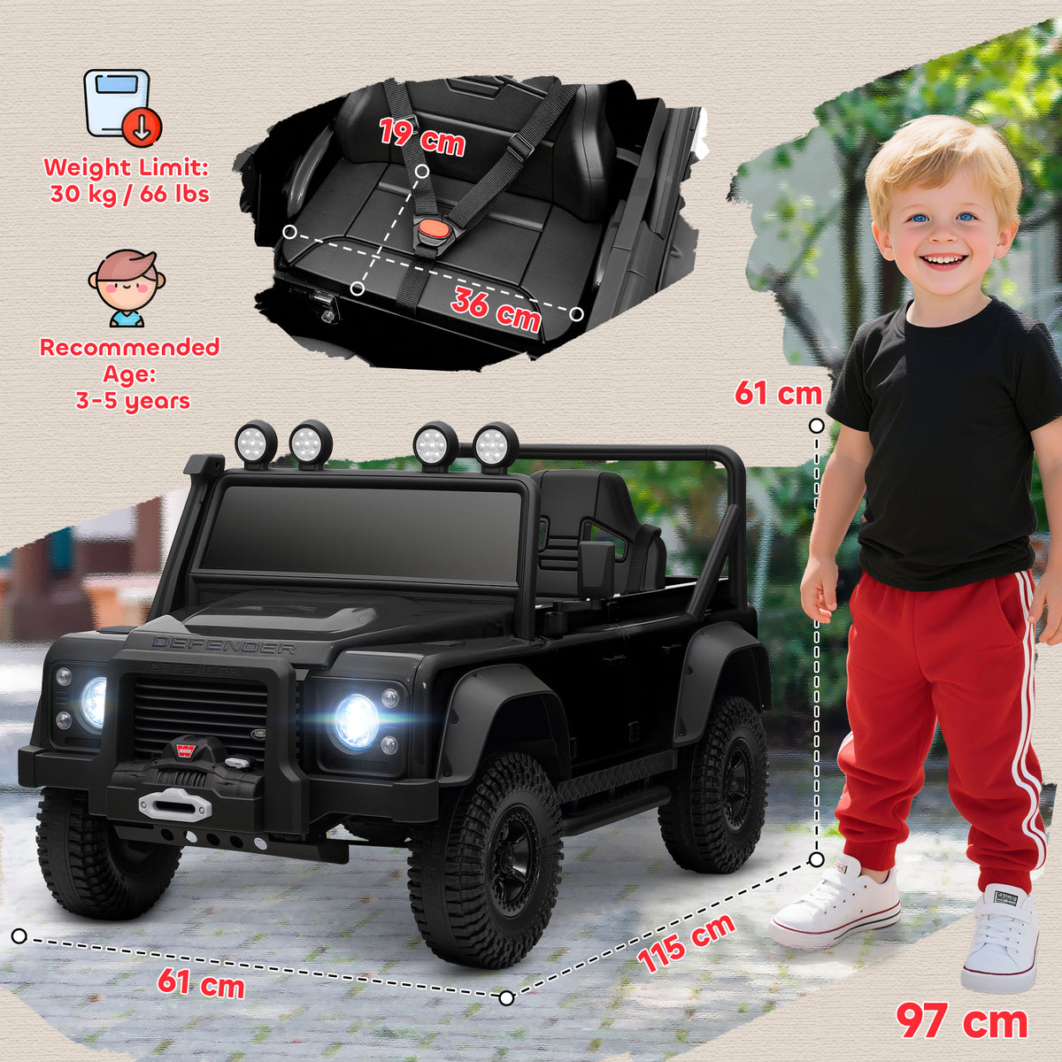 Kids Ride On Car, 12v Battery-powered Electric Car W/ Remote | Black