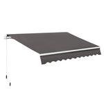 3x2m Manual Window Awning W/ Hand Crank