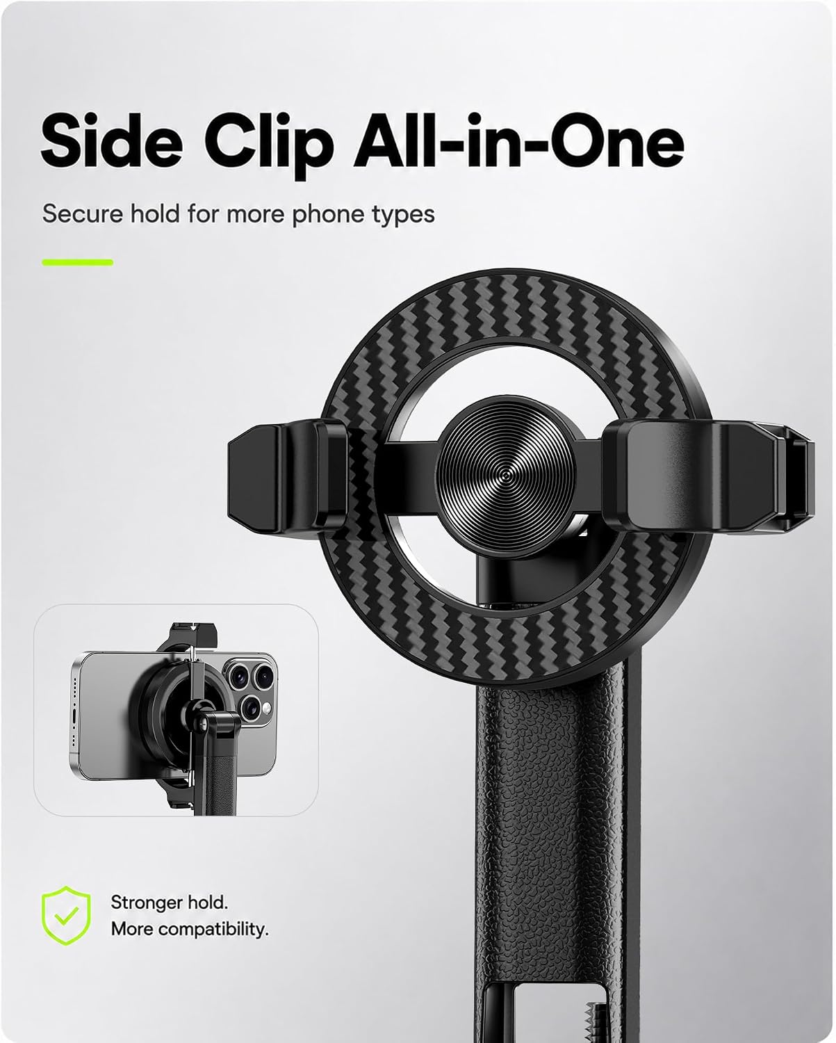 HYGRAD BUILT TO SURVIVE Magnetic Selfie Stick Tripod 360° Mobile Phone Holder Stand - Bluetooth Remote