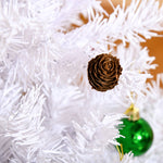 5ft Snow Artificial Christmas Tree W/ Metal Stand Decorations Home White | 5ft | White
