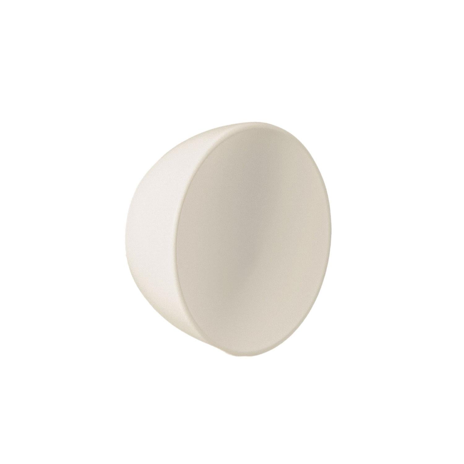 Towel Hook, Coat Hook, Round Handle, Round Knob, White, Geyser Collection