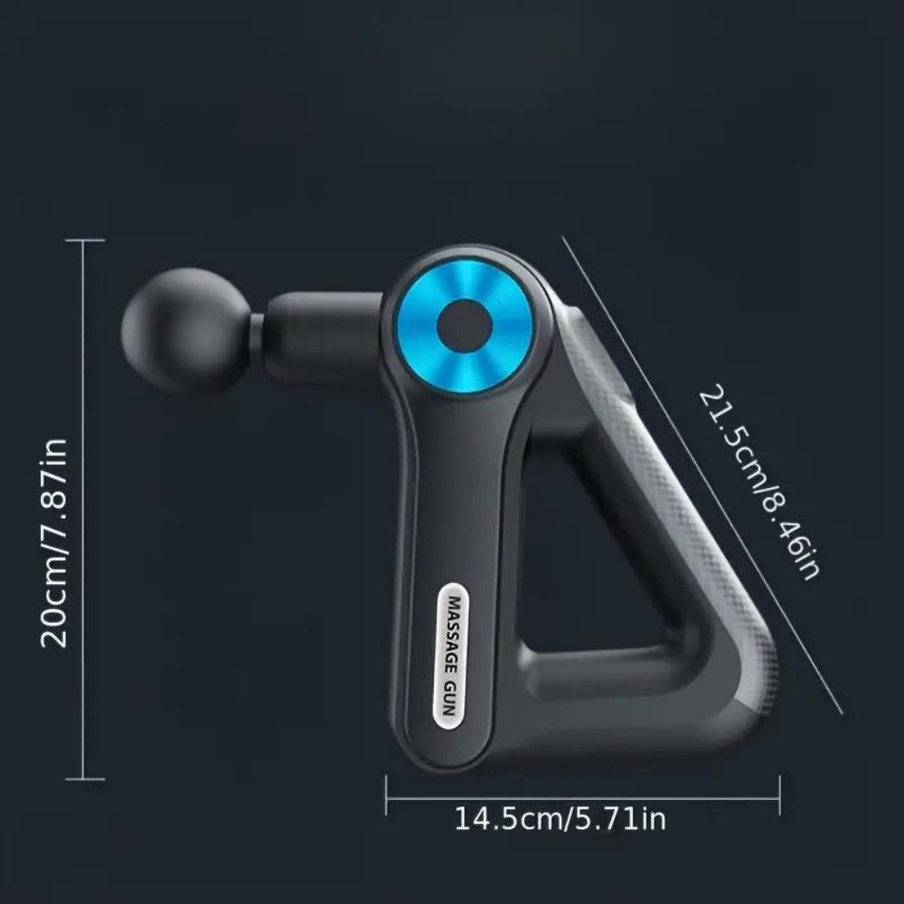 Dyzi Rechargeable Deep Tissue Massage Gun 9 Speeds 8 Deep Tissue Heads