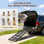 191 X 50cm Dog Ramp For Car, Pet Stairs For Large Dogs, For Suvs