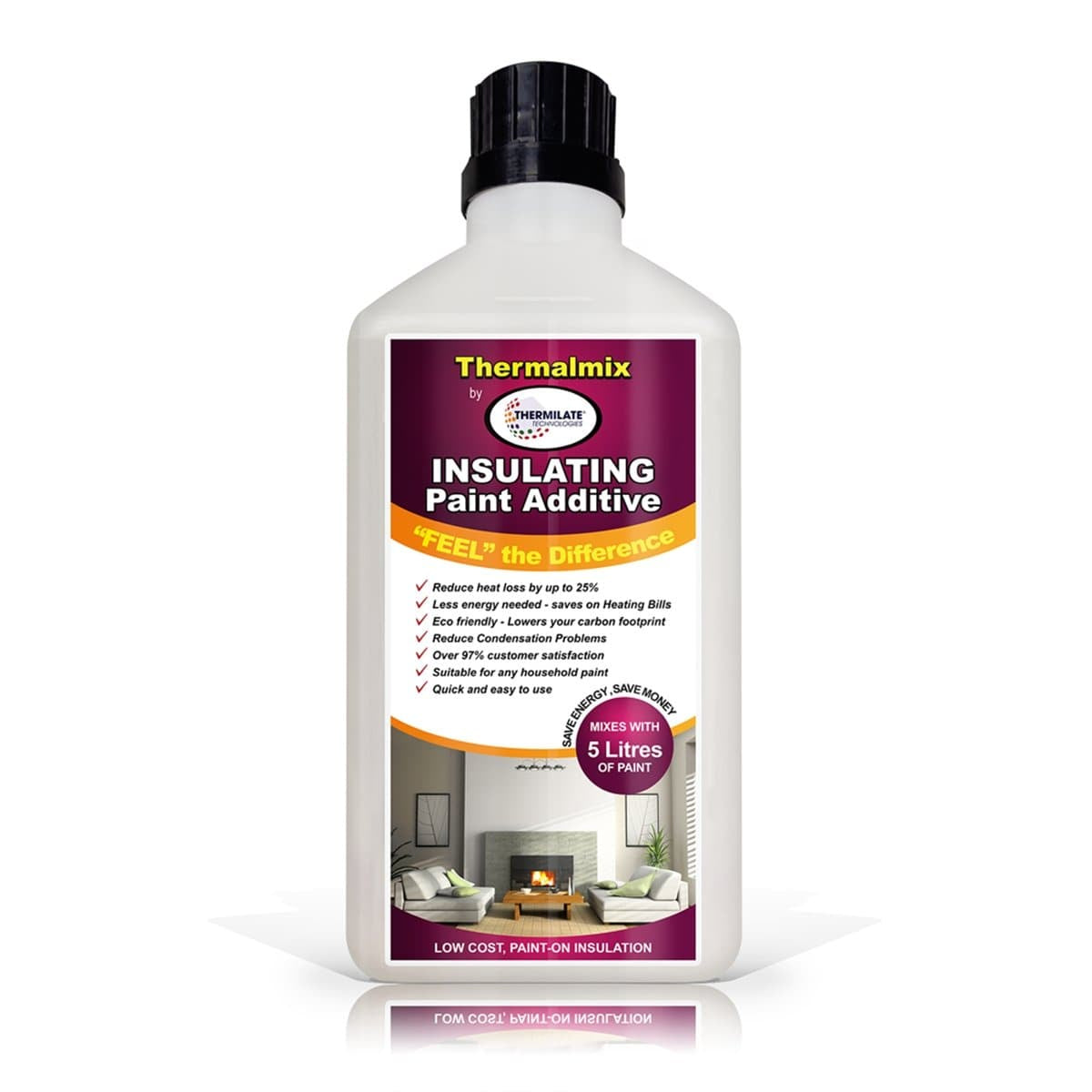 Thermalmix Insulating Paint Additive | Set of 1 | Clear